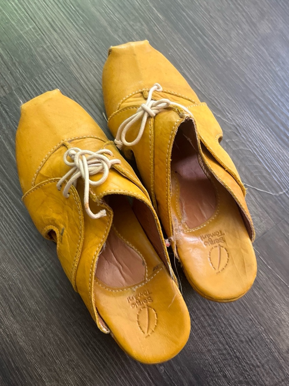 Sergio Tomani Handmade Leather Mules